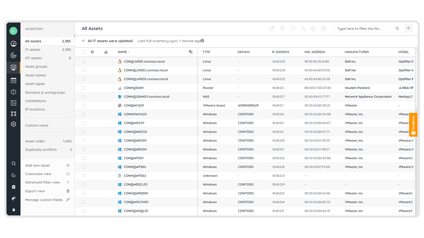 Asset Discovery Lansweeper