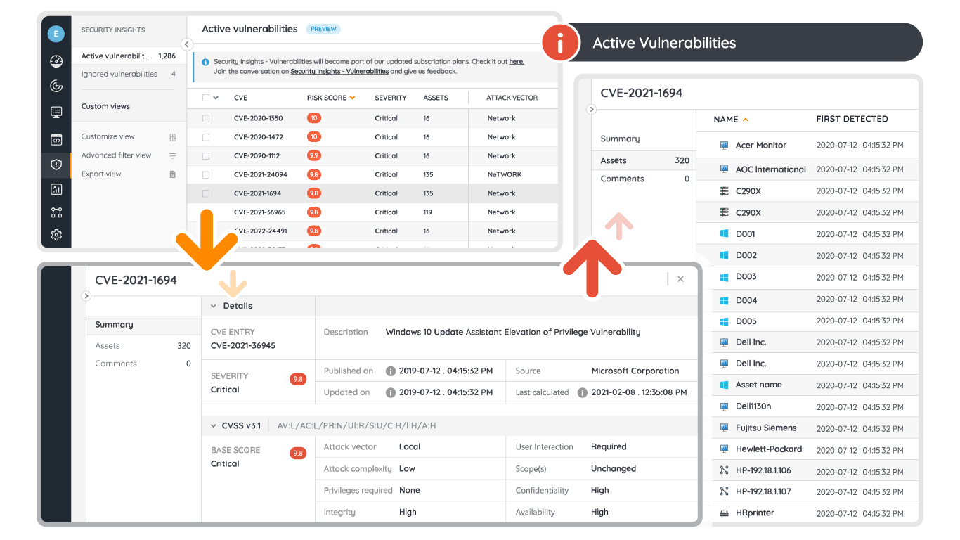 Vulnerability Insights Lansweeper